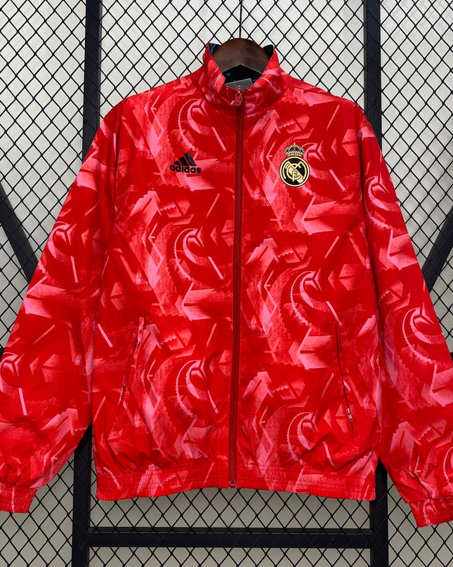 Real Madrid Reversible Windbreaker (Red and Blue)