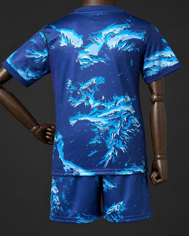England 2026 World Cup Goalkeeper Blue Kids Kit