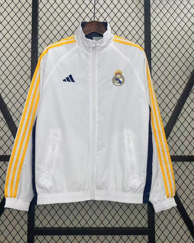 Real Madrid Reversible Windbreaker (Black and White)