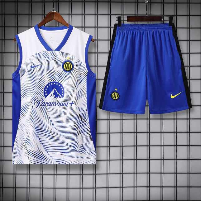 Inter Milan White Training Vest