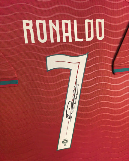 CR7 Portugal 2026 World Cup Home Signed Shirt