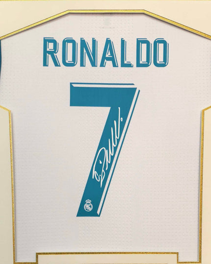 CR7 2017/18 Real Madrid Home Signed Shirt