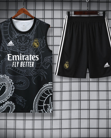 Real Madrid Dragon Training Vest (Black)