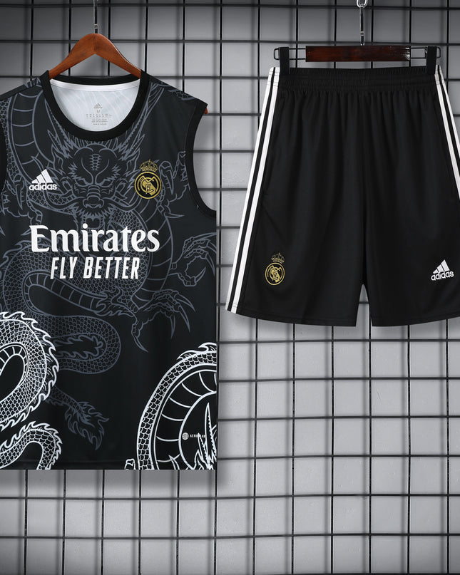 Real Madrid Dragon Training Vest (Black)