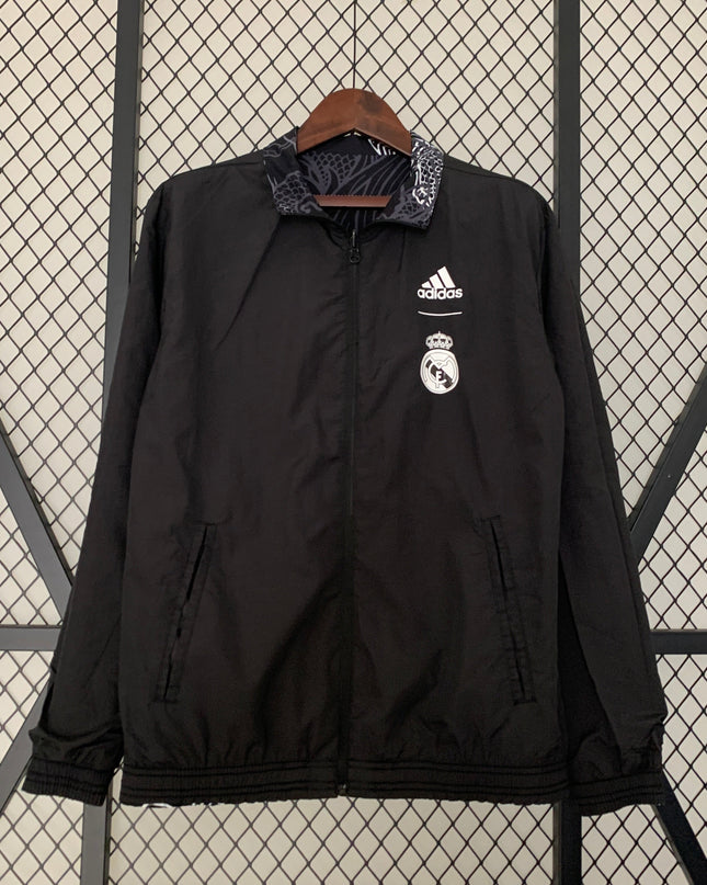 Real Madrid Reversible Windbreaker (Black)