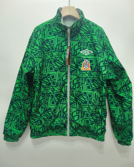 Mexico Reversible Windbreaker (Green and Grey)