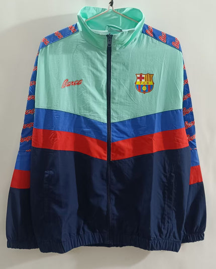 Barcelona Retro Windbreaker (Blue)