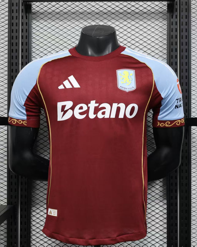 Aston Villa 25/26 Home Player Version Shirt