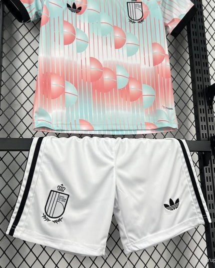 Belgium 2026 World Cup Away Kids Kit