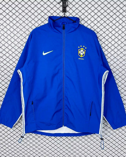 Brazil Retro Windbreaker (Blue)