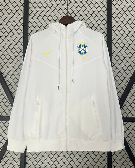 Brazil Windbreaker (White)