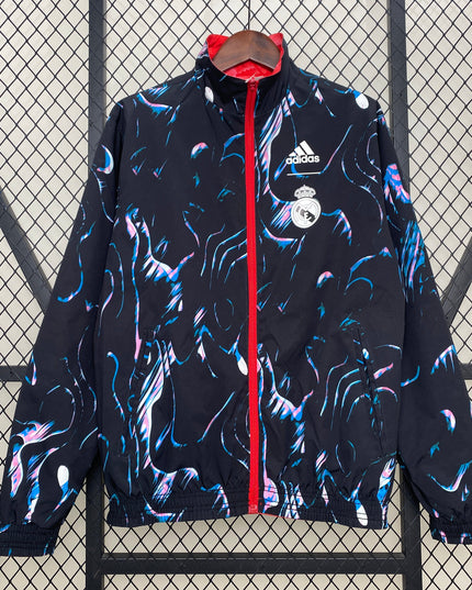 Real Madrid Reversible Windbreaker (Red and Blue)