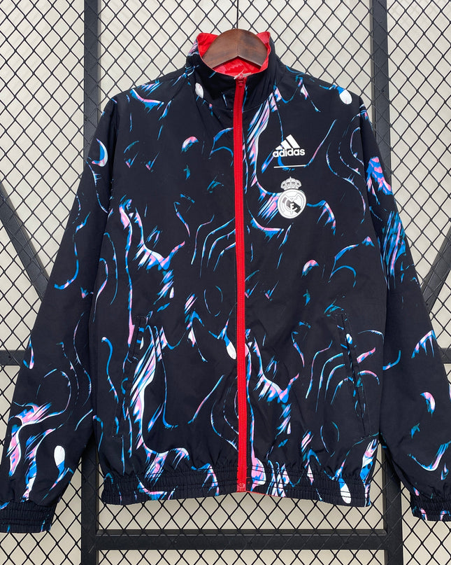 Real Madrid Reversible Windbreaker (Red and Blue)