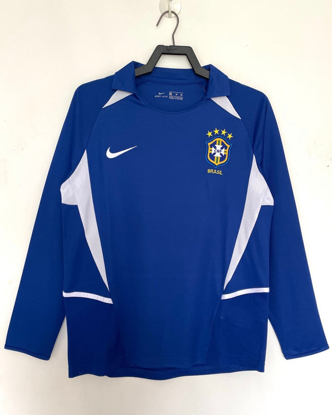 Brazil 2002 Long Sleeve Away Shirt