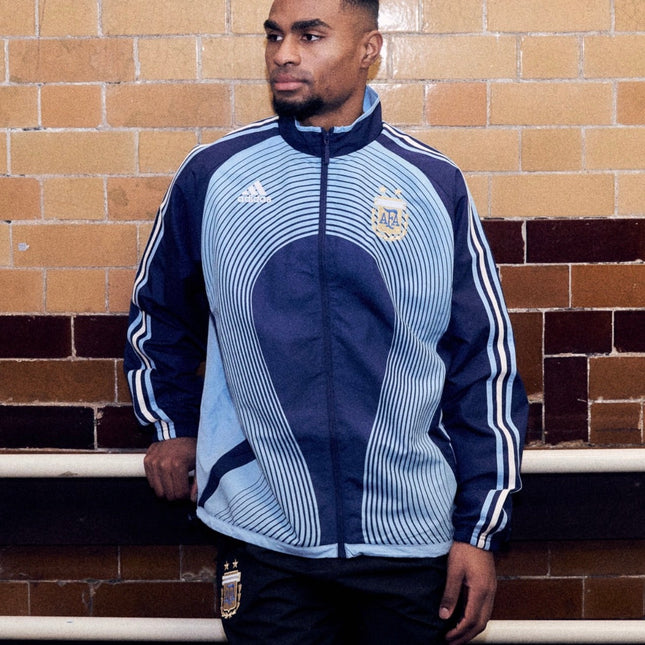 Argentina Retro Windbreaker (Dark Blue)