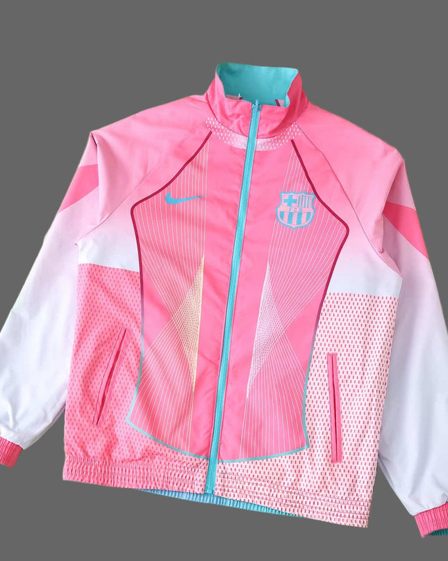 Barcelona Reversible Windbreaker (Pink)