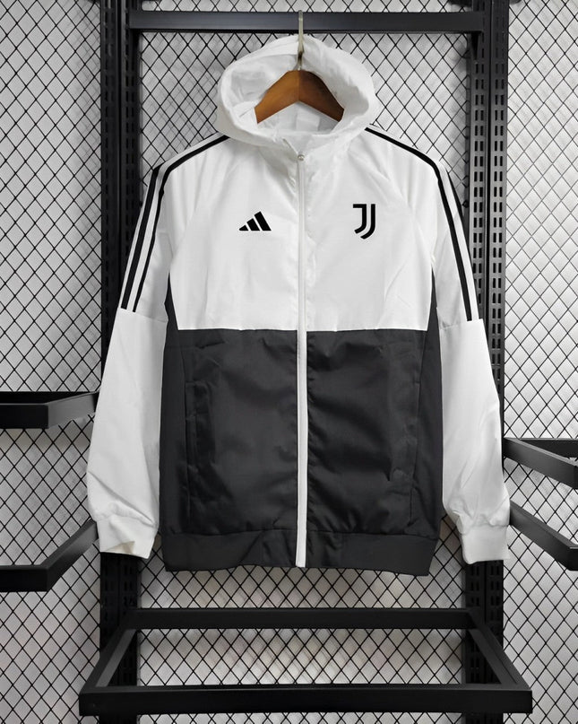 Juventus Windbreaker (Black And White)