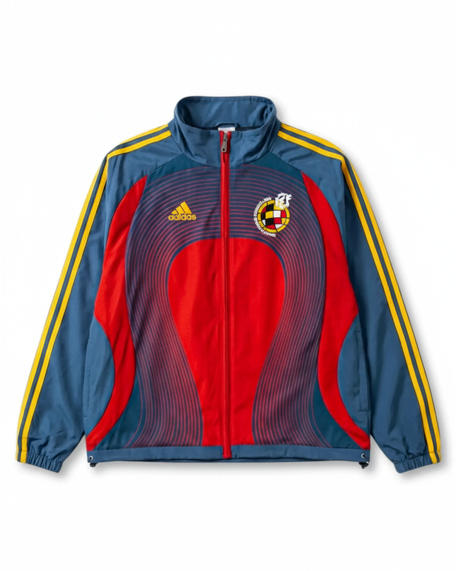 Spain Retro Windbreaker (Red and Navy)