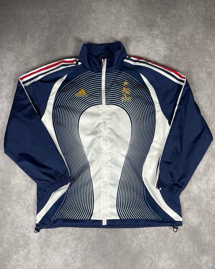 France Retro Windbreaker