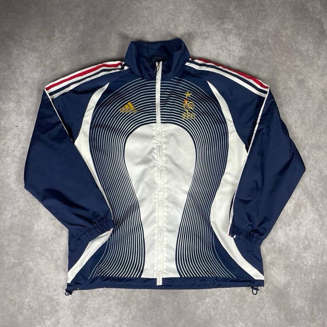 France Retro Windbreaker