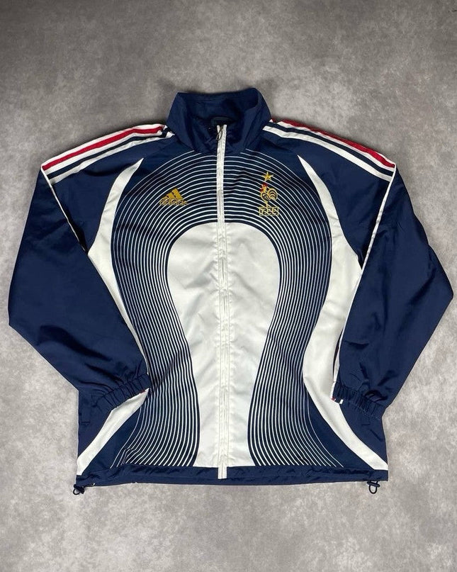 France Retro Windbreaker