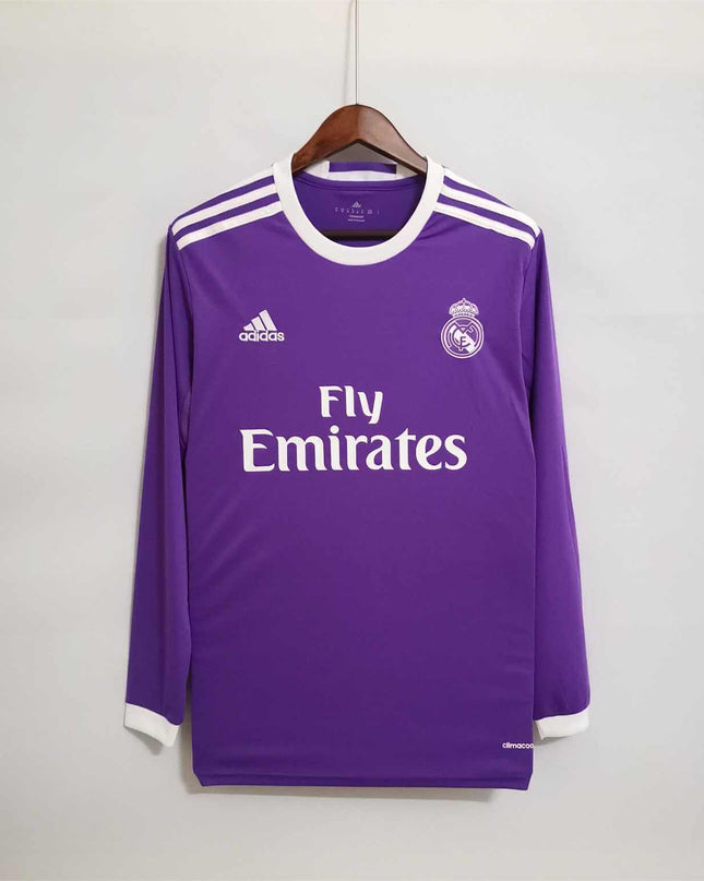 Real Madrid 2016/17 Long Sleeve Away Shirt