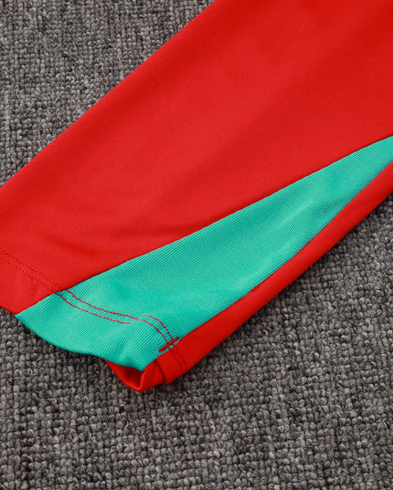 2024-25 Portugal Red Training Suit S-2XL