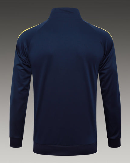 2024-25 Real Madrid Bule-Purple Training Suit Kit Long zipper S-2XL