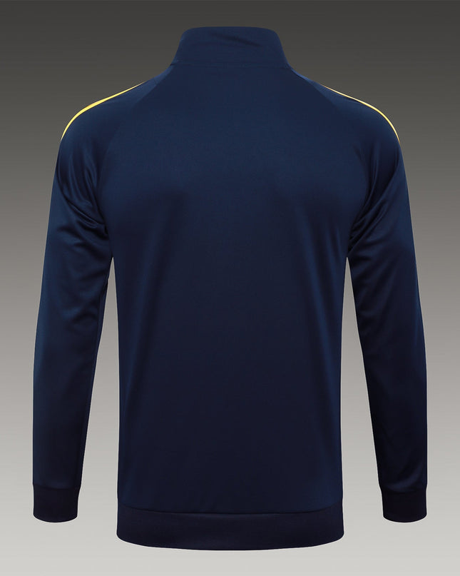 2024-25 Real Madrid Bule-Purple Training Suit Kit Long zipper S-2XL