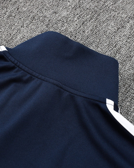 2024-25 Real Madrid Royal blue Training Suit Kit Long zipper S-2XL