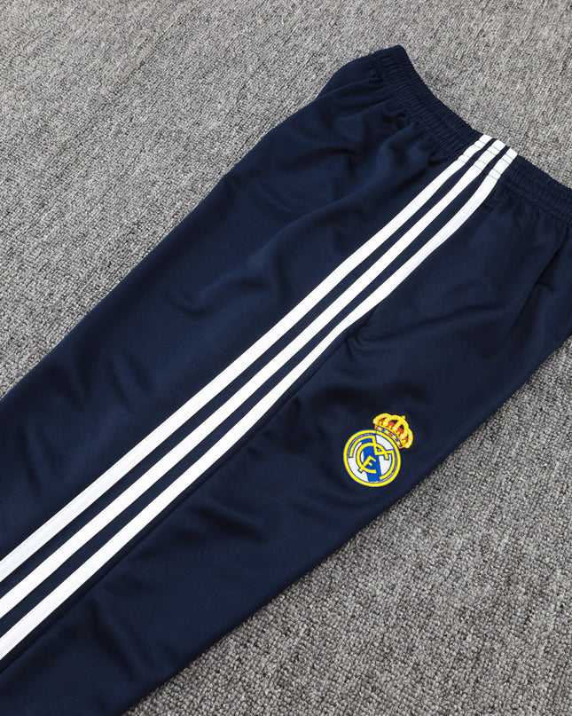 2024-25 Real Madrid Royal blue Training Suit Kit Long zipper S-2XL