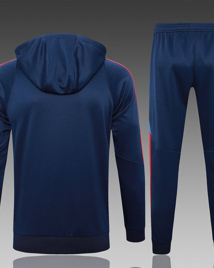 2024-25 Italy Royal Blue Hat Training Suit S-2XL