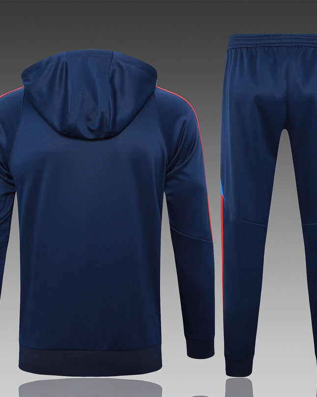 2024-25 Italy Royal Blue Hat Training Suit S-2XL