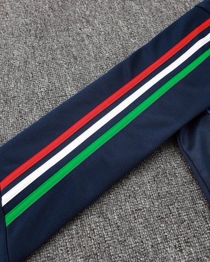 2024-25 Italy Royal Blue Hat Training Suit S-2XL