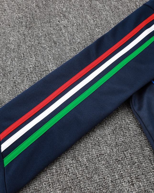 2024-25 Italy Royal Blue Hat Training Suit S-2XL