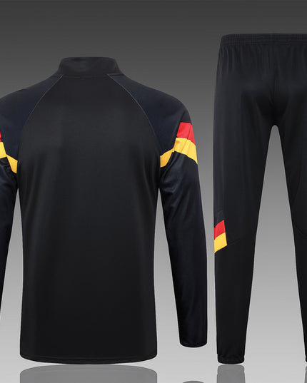 2024-25 German Black (sleeves red, yellow) training suit S-2XL