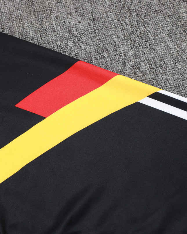2024-25 German Black (sleeves red, yellow) training suit S-2XL