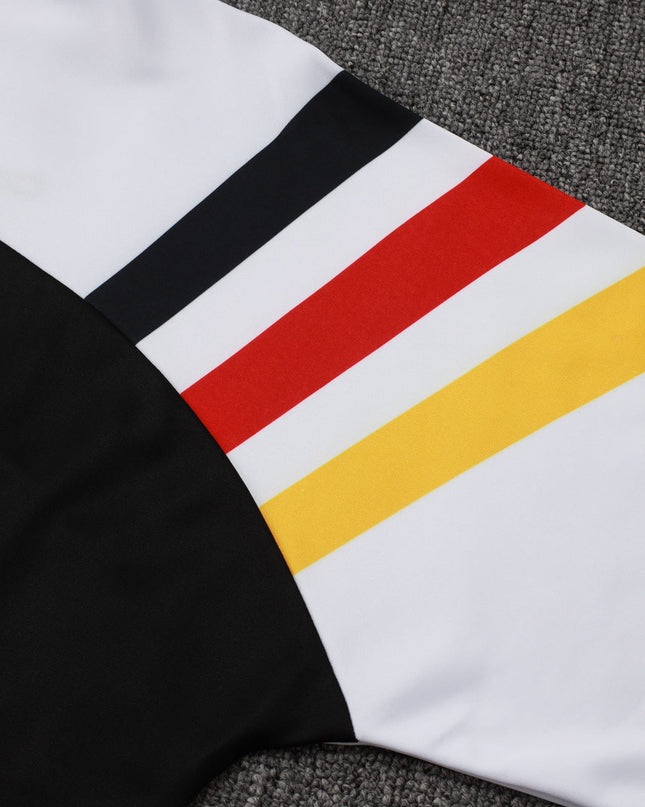 2024-25 German White (sleeves red, yellow and black) training suit S-2XL