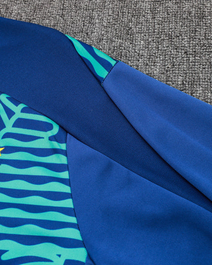 2024-25 Brazilian Royal Blue Inkjet Training Suit S-2XL