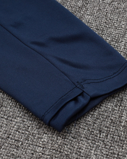 2024-25 French royal blue striped training suit S-2XL