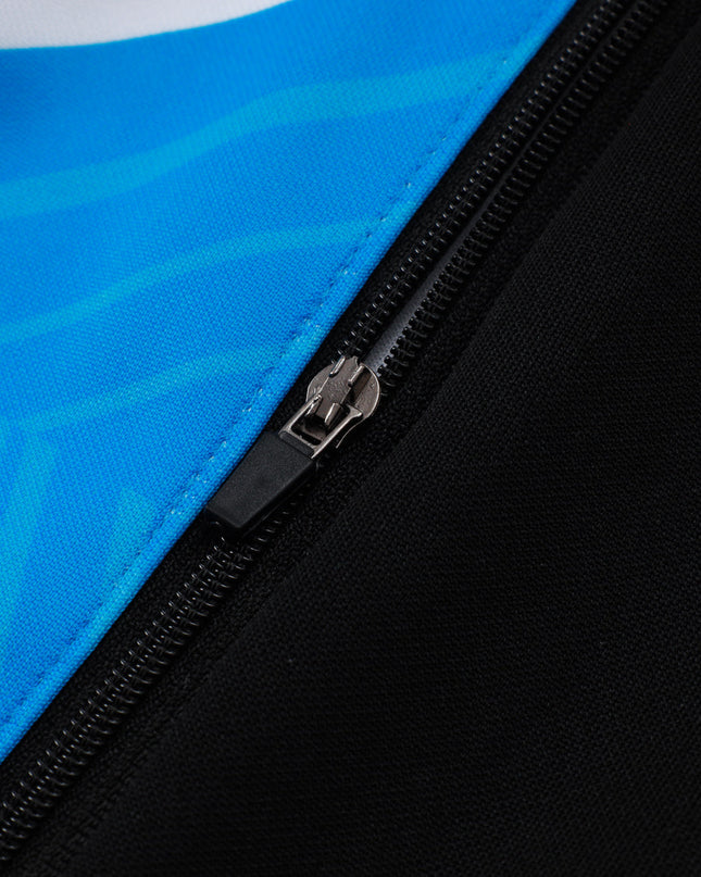 2024-25 Napoli Lake Blue Inkjet Long Pull Training Suit S-2XL