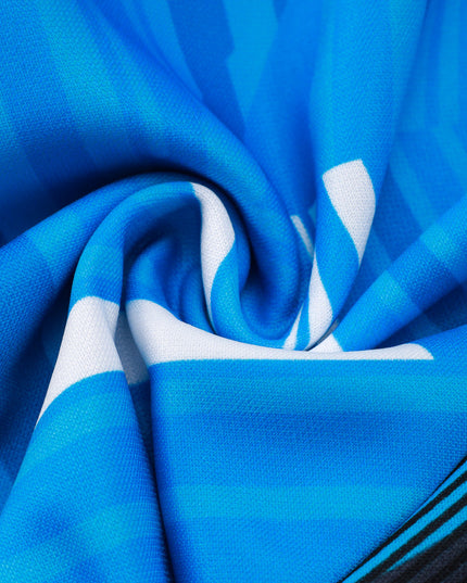 2024-25 Napoli Lake Blue Inkjet Long Pull Training Suit S-2XL