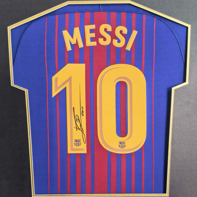 LM10 2017/18 Barcelona Home Signed Shirt