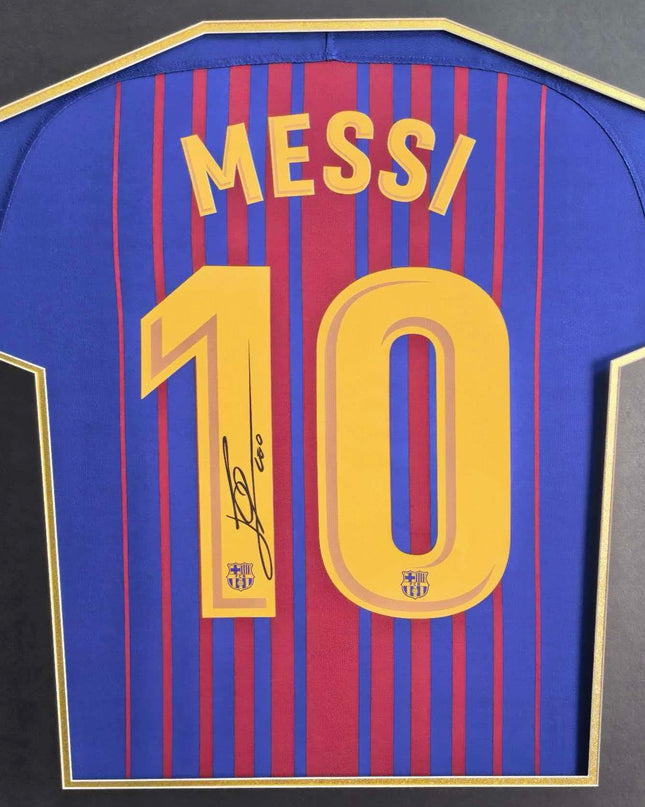 LM10 2017/18 Barcelona Home Signed Shirt
