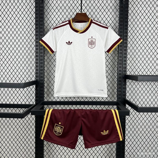 Spain 2026 World Cup Away Kids Kit