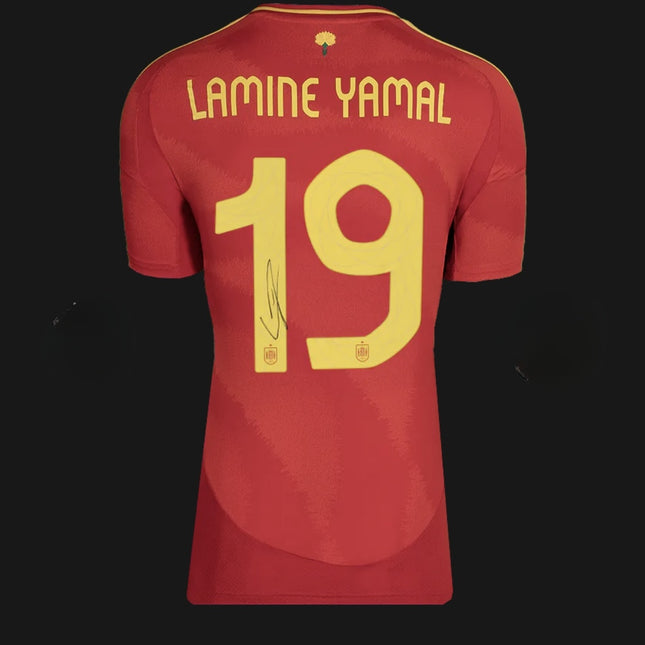 2024 Spain Home Jersey | Lamine Yamal Signed Shirt