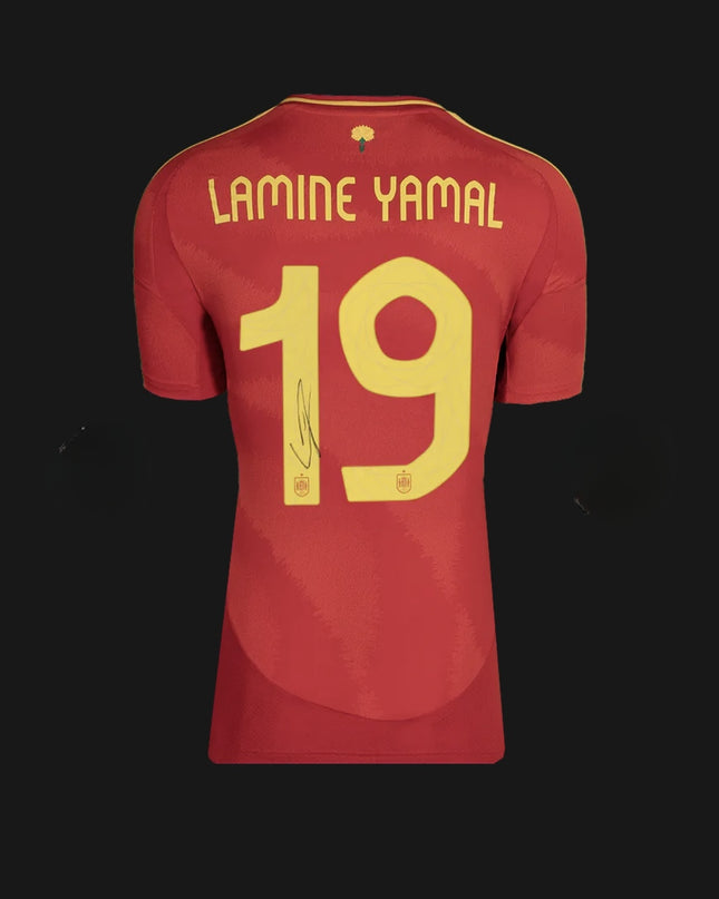 2024 Spain Home Jersey | Lamine Yamal Signed Shirt