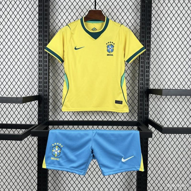 Brazil 2026 World Cup Home Kids Kit