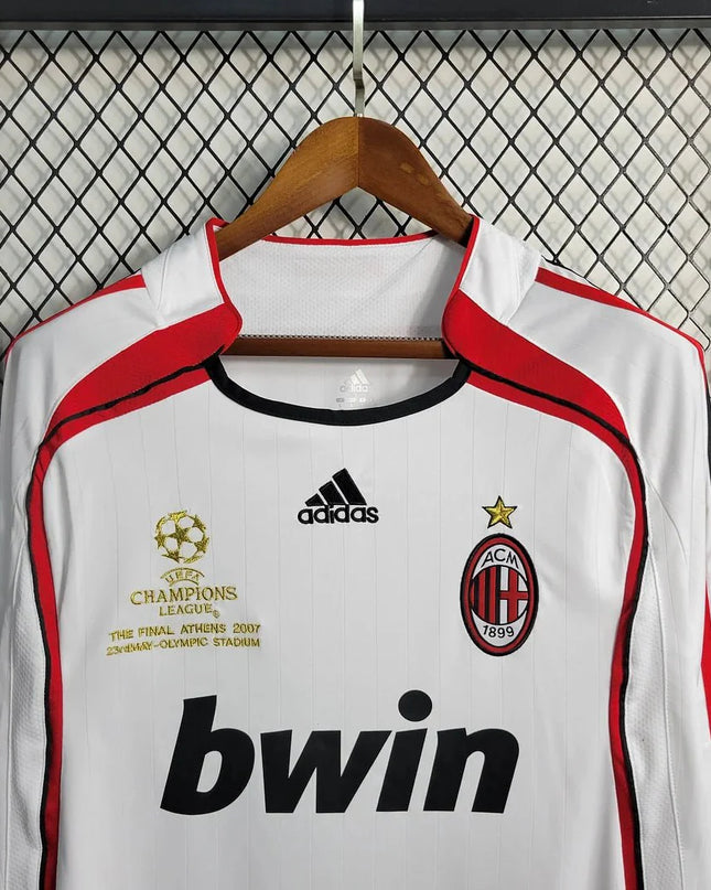 Camiseta de visitante de manga larga del AC Milan 06/07