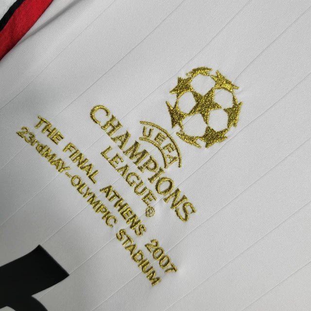 Camiseta de visitante de manga larga del AC Milan 06/07